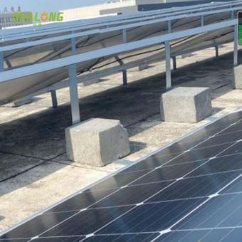 Ballast steel solar panel roof mount