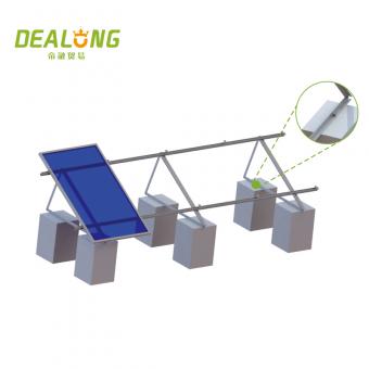 ballasted solar panel roof mount